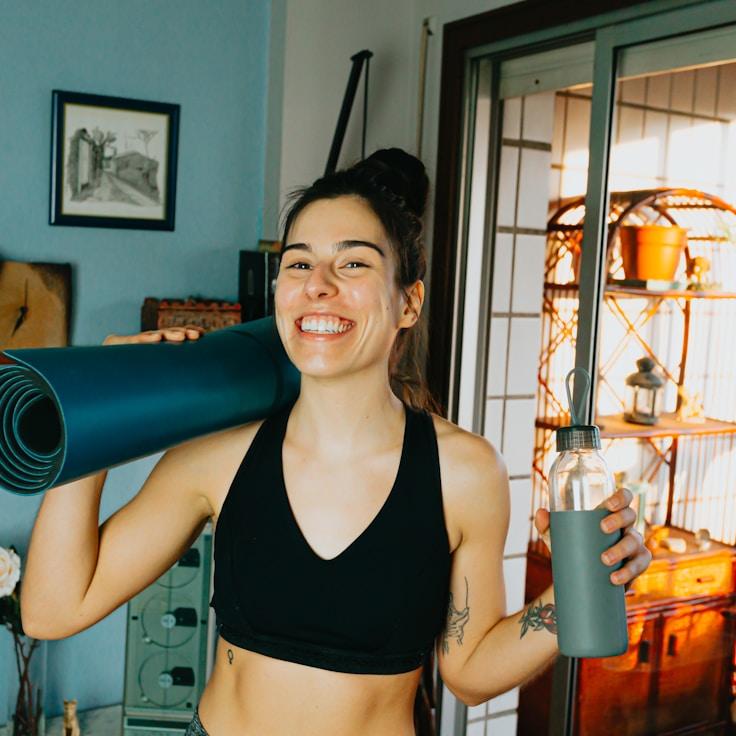 Professional gym interior with strength equipment